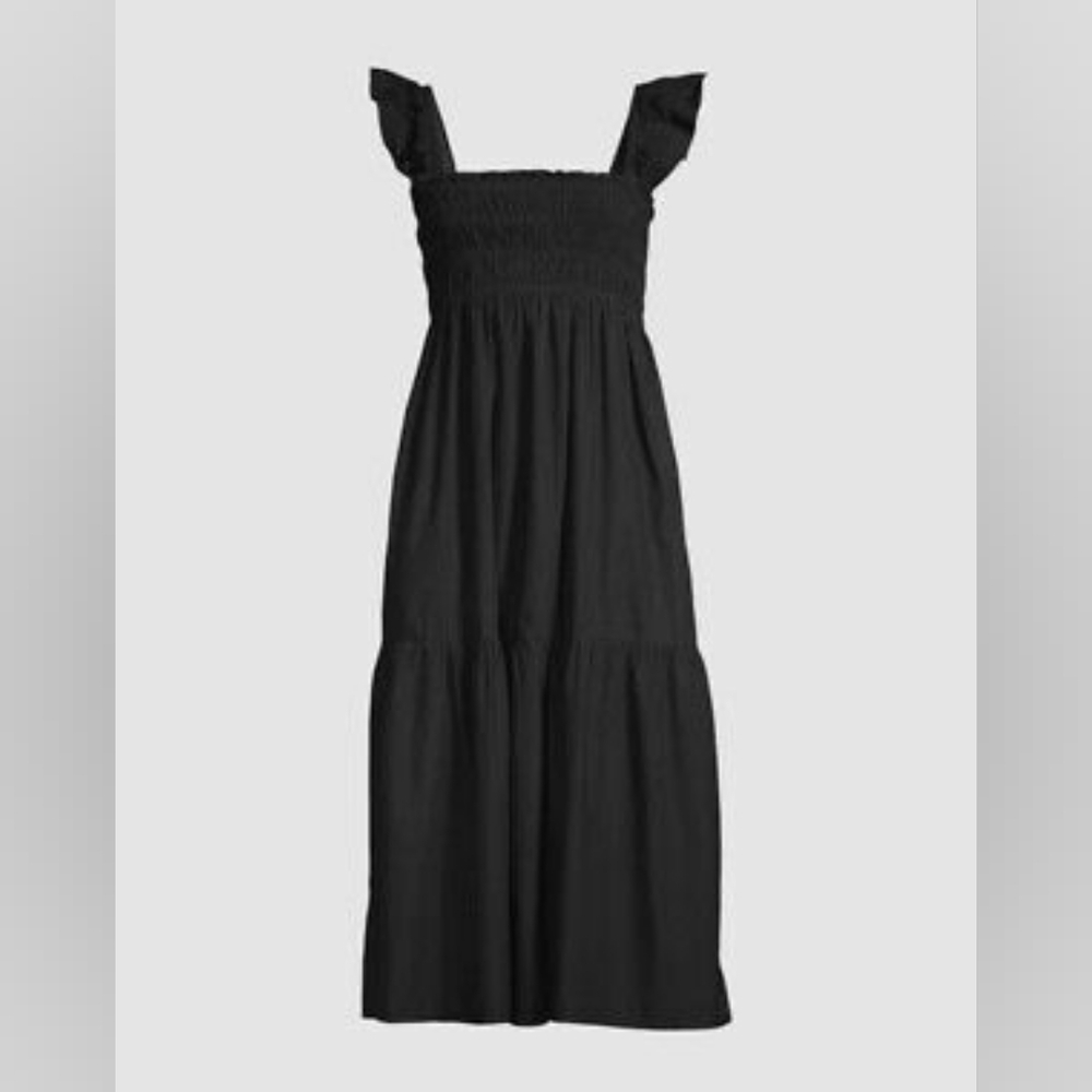 Black Maxi Dress with pockets
